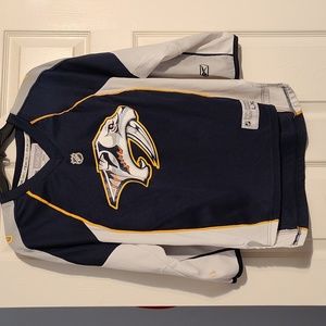 VINTAGE Nashville Predators Jersey Youth L/XL Hockey NHL 90s *